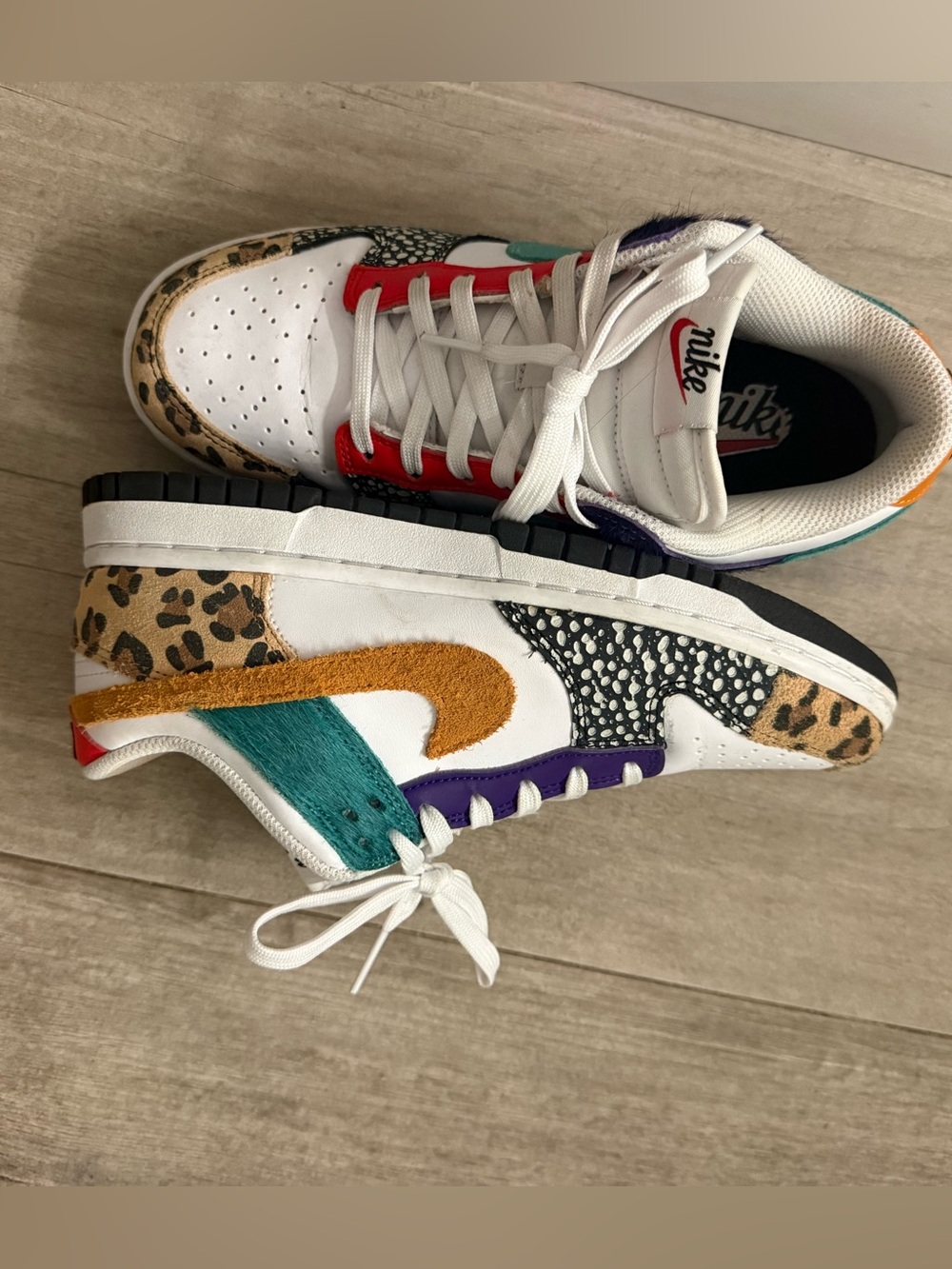 Nike Dunk Low Safari Mix (Women's) - Picture 4 of 6